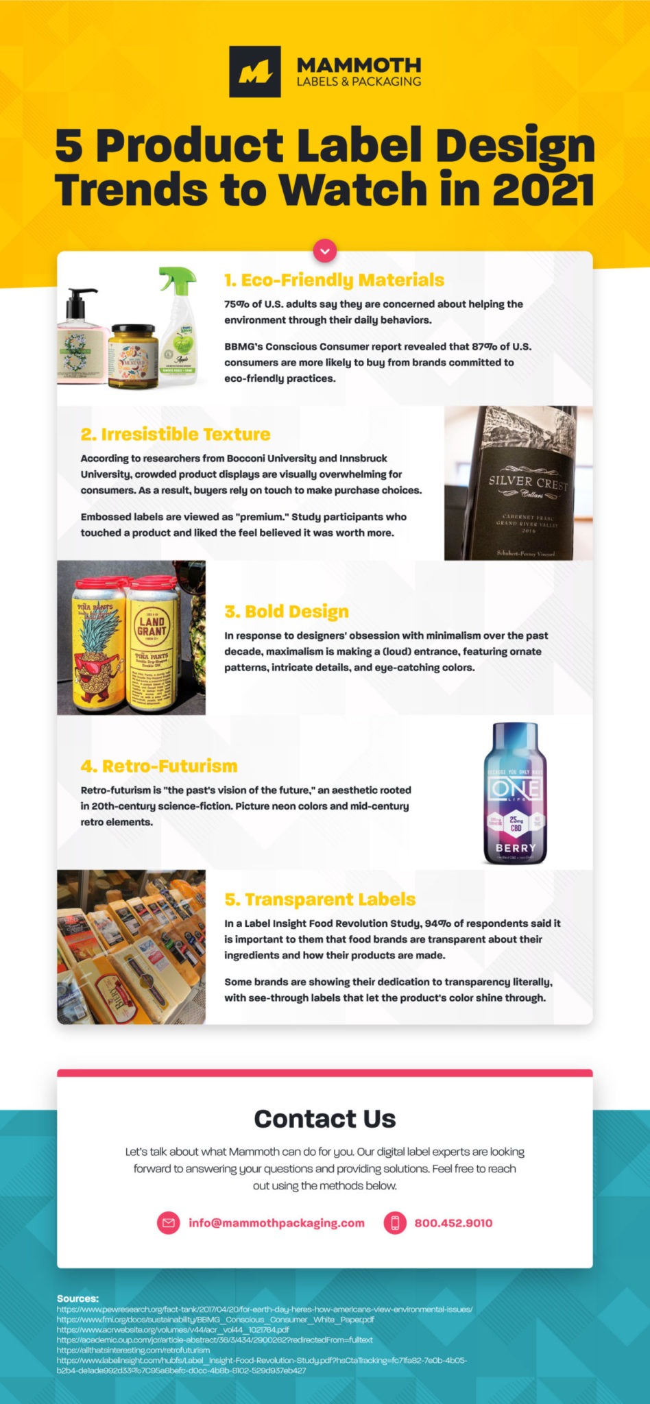 5 Product Label Design Trends to Watch in 2021 Mammoth Labels & Packaging