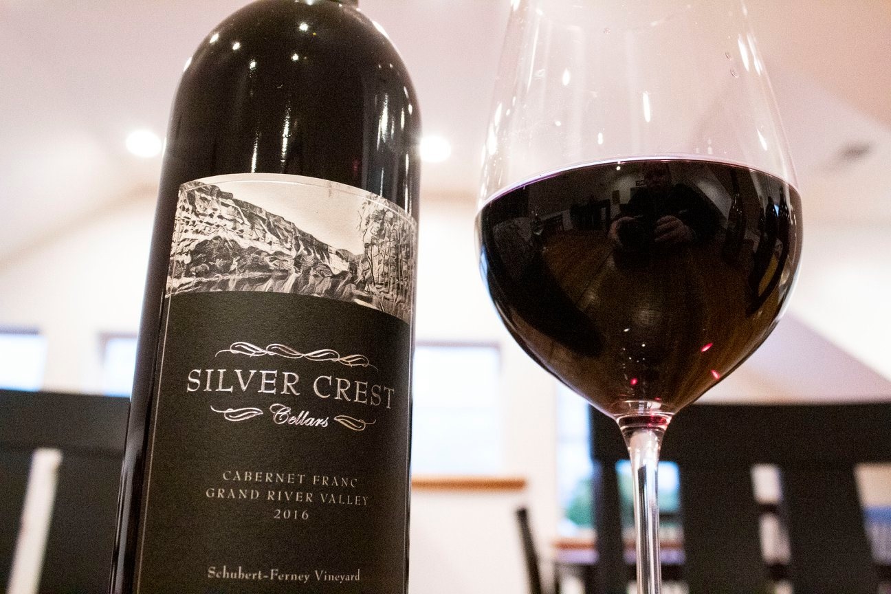 Embossed Labels for Silver Crest Wine
