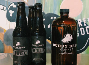 buddy brew coffee pressure sensitive label